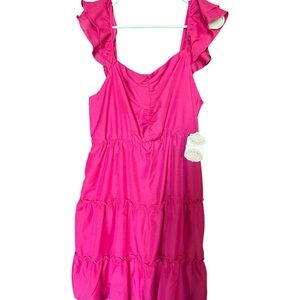 Altar’d state NWT Pink Ruffled dress